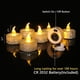 thumbnail image 4 of Velas votivas plateadas sin llama, juego de 12 velas LED parpadeantes que funcionan con pilas para centros de mesa de bodas, arreglos de mesa, cumpleaños, uso al aire libre y decoraciones navideñas., 4 of 5