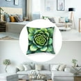 thumbnail image 5 of Throw Pillow Cases Succulent Plants Green Cactus Flower Decorative Home Chair Super Soft Cushion Cover Standard, 5 of 7
