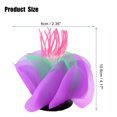 thumbnail image 2 of Unique Bargains Aquarium Simulation Coral Aquatic Flower Silicone Fluorescent Coral Glow Ornaments Fish Tank Purple, 2 of 7
