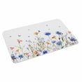 thumbnail image 4 of Spring Floral Door Mat Indoor Outdoor, Elegant Butterfly Summer Botanical Non Slip Welcome Mat with Rubber Backing, Absorbent Fabric Front Door Mats Entryway Rug for Home Patio Entrance 24"x36", 4 of 9