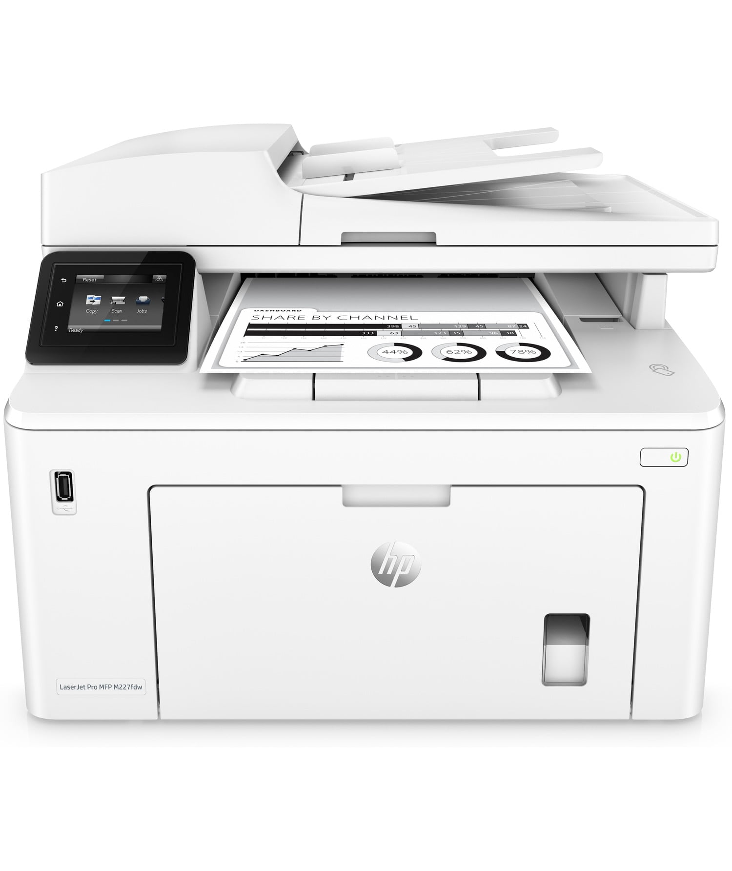 Sprong ziekenhuis letterlijk HP LaserJet Pro MFP M227fdw Laser Printer, Black And White Mobile Print,  Copy, - Walmart.com