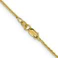 thumbnail image 4 of 14k Yellow Gold 1.5mm Cyclone Chain Necklace Pendant Charm Cris Cros, 4 of 9