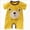 A38-Yellow, variant on Caqnni Preemie 6-9 Months One-Piece Summer Clothes For Newborn Babies Short Sleeved Thin Open Crotch Romper Baby Bodysuit A38-Pink