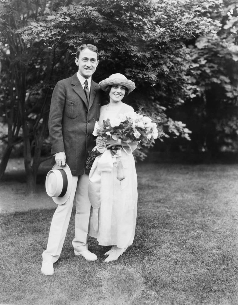 John Emerson And Anita Loos One Minute After Their Wedding In Bayside Long Island In 1919. He