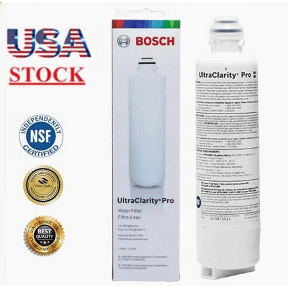 1 Pack Bosch UltraClarity Pro BORPLFTR55 REPLFLTR55, BORPLFTR50 RefrigeratorFilter