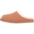thumbnail image 5 of SNUGRUGS Men’s Newbury, Sheepskin Mule Rubber Sole Open Back Slippers - Chestnut - US 9, 5 of 7