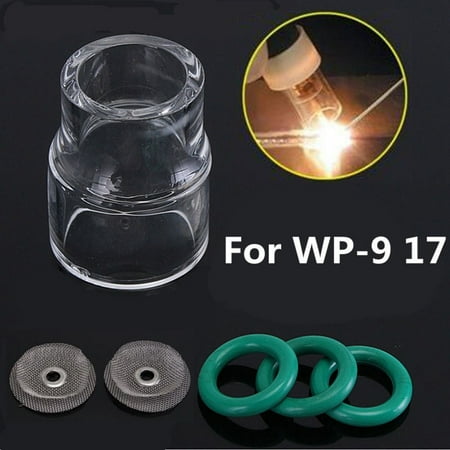 

6Pcs #12 Fupa Glass Cup TIG Welding Tool Kit For WP-9 WP-17 18 26 Gas Lens