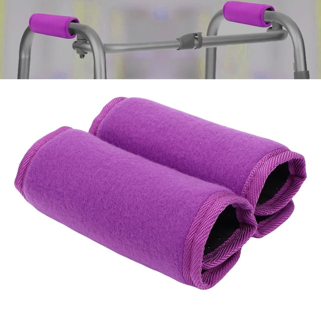 Hands 2 Piezas Fundas Acolchadas Para Agarre De Mano Para Andador Cojines De Antideslizantes Acolchados De Espuma Púrpura