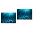 thumbnail image 1 of Etiqueta engomada del fondo del acuario 2pcs, pecera adhesiva del papel pintado 3D decorativo, 1 of 9