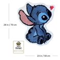 thumbnail image 4 of Alfombra Luxape Stitch hecha a mano con mechones Hypebeast Anime, 70 x 58 cm, 4 of 8