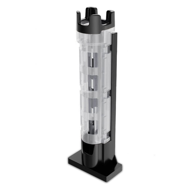 WDOplteas Estante Barril Pesca Soporte Caña Pescar Ajustable para Artes Pesca (transparente)