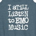 thumbnail image 3 of Instant Message - I Still Listen To Emo Music  - Women's Racerback Tank Top, 3 of 6