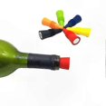 thumbnail image 3 of 10pcs Silicone Wine Bottle Stoppers with Cork Grip for Freshness Retention Random Color Beverage Seals, 3 of 5