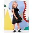 thumbnail image 6 of famuka Little Girl Tweed Suit Kids 2PCS Sleeveless Dress + Coat Winter Party Dress Outfit, 6 of 10