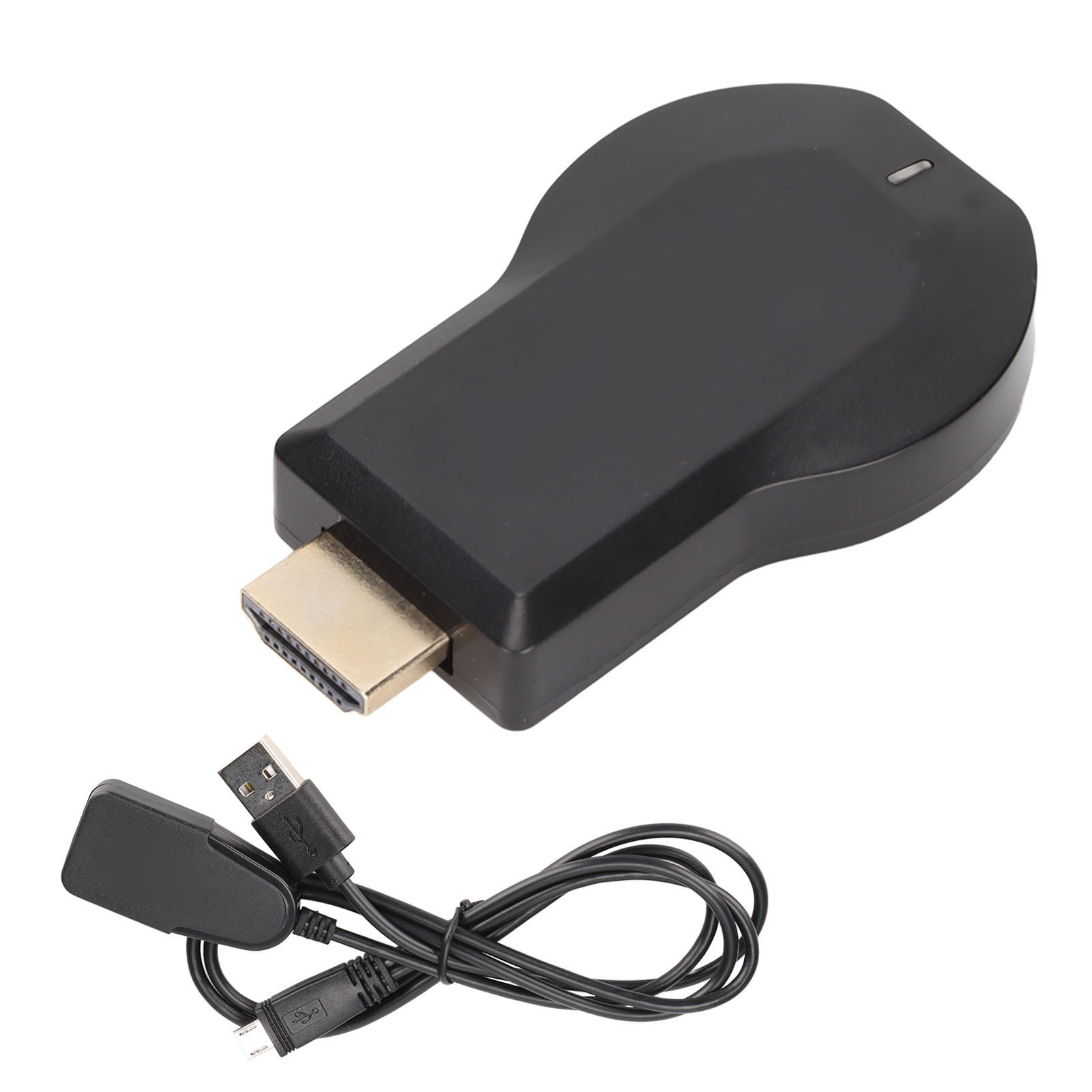 Wireless Screen Dongle, 1080P Real Time Wireless Display Adapter 4K HD Universal Synchronized Playback  For TV  For Mobile Phone
