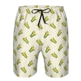 thumbnail image 3 of Balery Corn Traje de Baño Estilo Hawaiano para Hombre, Shorts de Secado Rápido con Bolsillos-Medium, 3 of 6