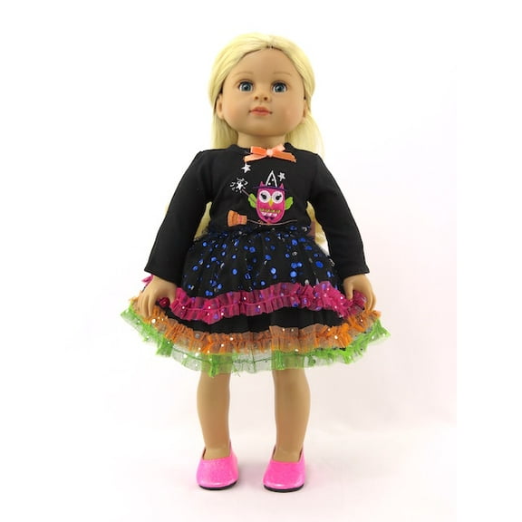 Magic Owl Dress Halloween Costume Outfit for 18inch Dolls | American Fashion World