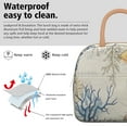 thumbnail image 3 of Lunch Bag Lunch Box for Women Reusable Insulated Lunch Bags,Water-Resistant Nautical Coastal Sea Life Marine Beach (2) Cooler Lunch Tote Bag, Large Capacity for Work Travel Picnic, 3 of 6