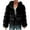 Black, variant on BiZtdJrK Sales Today Womens Faux Fur Cropped Jacket Fluffy Open Front Winter Thickedning Lapel Coats 2024 Long Sleeve Fuzzy Fleece Warm Outerwear Black L