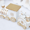 thumbnail image 3 of Tren navideño de madera con 3 carruajes para niños, niñas, niños, calendario de adviento festivo, regalo de decoración Zhivalor CPB-SSW236-1, 3 of 5