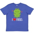 thumbnail image 3 of Inktastic I Love Frogs Youth T-Shirt, 3 of 5