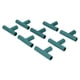 thumbnail image 5 of Conector en forma de T de 8 Uds., adaptador en T de junta de estaca para plantas DIY para soporte de plantas de jardín de 16mm, 5 of 14