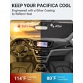 thumbnail image 2 of Protector Solar para Parabrisas Proadsy 2025 Ajuste Personalizado para Chrysler Pacifica, 2 of 8
