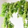 thumbnail image 2 of Mdesiwst 200CM Artificial Wisteria Flower Garland Wedding Garden Indoor Outdoor Wall Hanging Faux Climbing Floral Greenery Drooping Ivy Decoration, 2 of 5