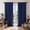Navy, variant on XUEYU Window Curtains Blackout, Back Tab Curtains 96 Inch, 100% Blackout Curtains Darkening Light Blocking Curtains for Living Room Bedroom Full Light Blocking Curtains 2 Panel Set,W52 x L96, Gray