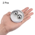 thumbnail image 3 of Unique Bargains 25mm 201 Billes de Roulement en Acier Inoxydable G200 Précision 2 Pack, 3 of 5
