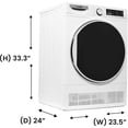 thumbnail image 2 of ConServ 4cf Dryer Condensing/Ventless Sanitize LED Display Rev. Door 220V EStar, 2 of 3