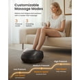 thumbnail image 4 of RENPHO Foot Massager Machine with Heat, Shiatsu Deep Kneading for Neuropathy Pain, Mothers Day Birthday Gifts for Mom Dad Men, Fit’s feet up to Men Size 13, 4 of 9
