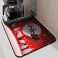 thumbnail image 3 of Christmas Dish Drying Mat for Kitchen Counter, Christmas Absorbent Fast Dry Dishes Coffee Mats, Xmas Kitchen Accessories Drainer Rack Pad 18x24 Inch, 3 of 6