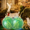 thumbnail image 2 of 60cm Inflatable Christmas Ball with Light Glow Giant Atmosphere Ball Home Garden, 2 of 8