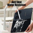 thumbnail image 6 of Homekingdee Silicone Draining Mat For Bar Counter - 18.11x11.88 Inch Food Grade Black Drying Rack Pad for Kitchen Sink Dish Drying Board, 6 of 6
