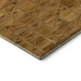 thumbnail image 4 of Addison Rugs Mayfield Washable Cowhide Diamond Tracks Brown Rectangle Rug, 5' x 7'6", 4 of 6