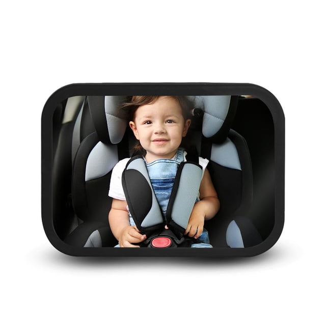 Espejo Retrovisor de Bebé para Auto Redlemon Fabricado Acrílico Antishock Vista Panorámica Giratorio 360