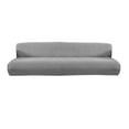 thumbnail image 2 of Textured Stretchable Sofa Slipcover Plain Comfortable Polyester for Living Room Furniture Non Slip Lounge Cover for gray 4 seat, 2 of 6