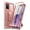 Rose Gold, variant on Dexnor for Samsung Galaxy S20+ Plus 5G Case, [Built in Screen Protector and Kickstand] Heavy Duty Military Grade Protection Shockproof Protective Cover for Samsung Galaxy S20 Plus 5G Purple