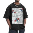 thumbnail image 1 of Spider-Man Men's Vintage Washed Drop Shoulder Short Sleeve T-Shirt, 1 of 7