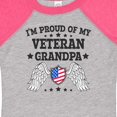 thumbnail image 4 of Inktastic I'm Proud of My Veteran Grandpa Boys or Girls Baby Bodysuit, 4 of 5