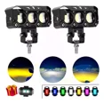 thumbnail image 1 of Par Faros Auxiliares Lupa Led Focos Luz 240w Para Coche Moto, 1 of 8