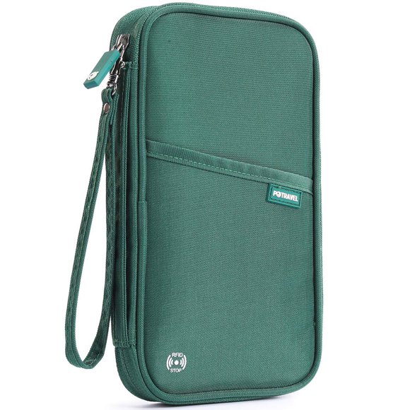 Cartera de pasaporte de viaje VanFN RFID P.Travel Series de nylon