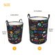 thumbnail image 3 of Fotbe Basketball Cesto de Ropa con Asas, Cesto Impermeable de Gran Capacidad, Bolsa de Lavado para Dormitorio, Cesto de Ropa con Ruedas y Asas-Medium, 3 of 6