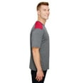 thumbnail image 3 of A4 N3100 Mens Tourney Heather Color Block T Shirt, 3 of 3