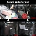 thumbnail image 3 of Tattom Handbag Holder for Car, Auto Net Pocket Purse Holder Between Front Seats Car Storage Organizer, Universal Car Accessories for Women and Men, Pet Car Barrier (Black), 3 of 6