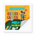 thumbnail image 2 of Back to School Abyssinian Goodbye Kindergarten Hello 1st Grade Vinyl Sticker Cat Lover Kitten Owner Gifts Waterproof Decal Art Decor - 02011, 2 of 5