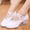 White, variant on Hinvhai Womens Latin Dance Shoes Close Toe Beginner Ballroom Dance Practice Shoes White 2.5(35)