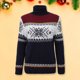 thumbnail image 1 of Ropa de calle de Navidad Cuello alto Impreso Elk Copo de nieve Casual Manga larga Prendas de punto FLhrweasw Nuevo, 1 of 1