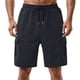 thumbnail image 5 of Pantalones cortos informales para hombre hasta la rodilla - Diseño con bolsillos de poliéster - Primavera/otoño/invierno - Color liso, S-XXXL, 5 of 8